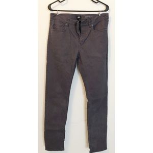 Men’s Dark Gray Twill Slacks